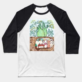 Little Mouse house under a fennel plant Baseball T-Shirt